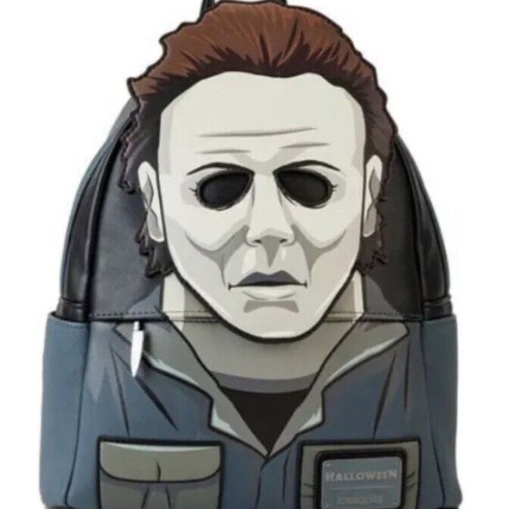 Halloween Michael Myers Mask Cosplay Mini Backpack Loungefly